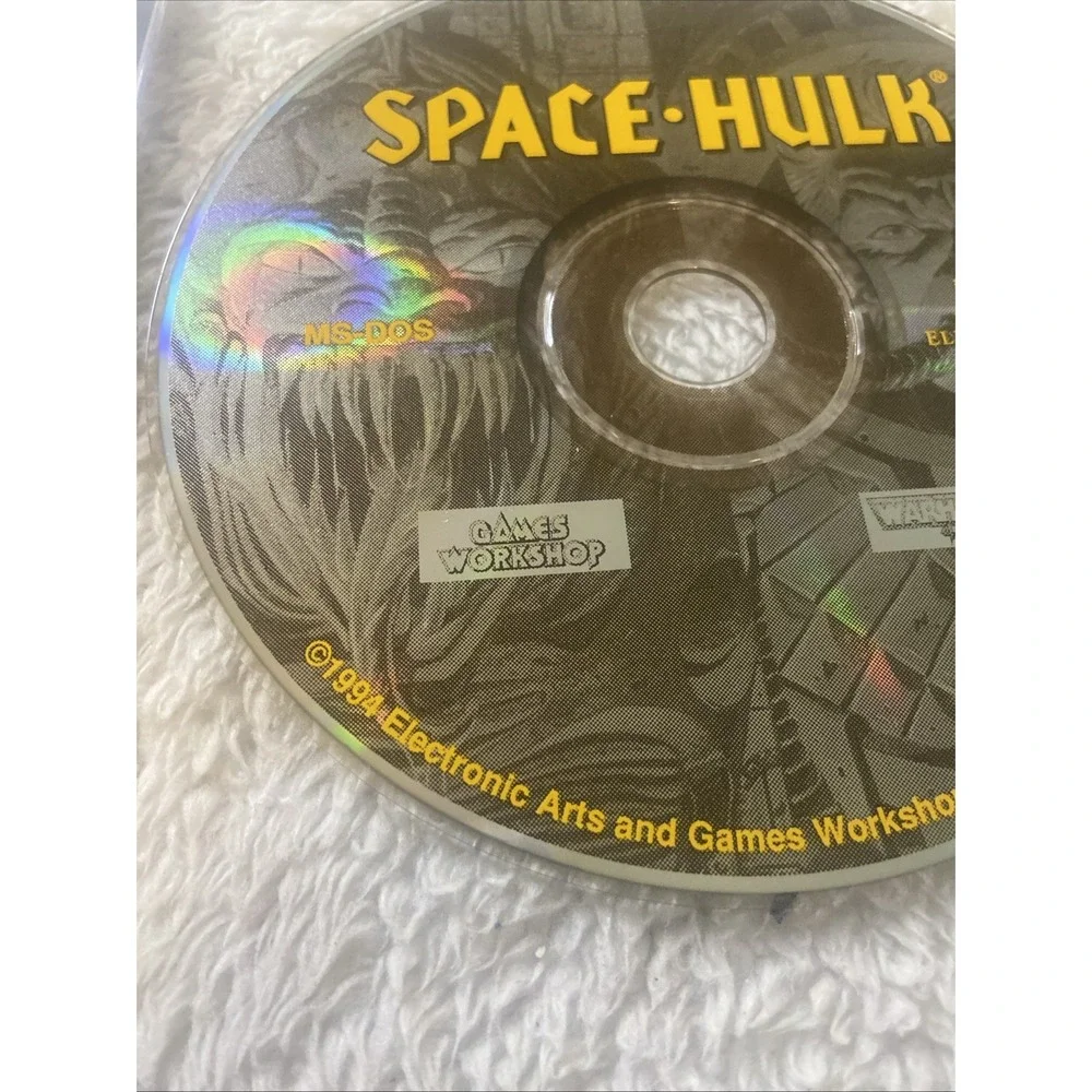 Space Hulk PC CD ROM 1994 War Hammer 40000 Classics MS DOS Vtg Electronic Arts